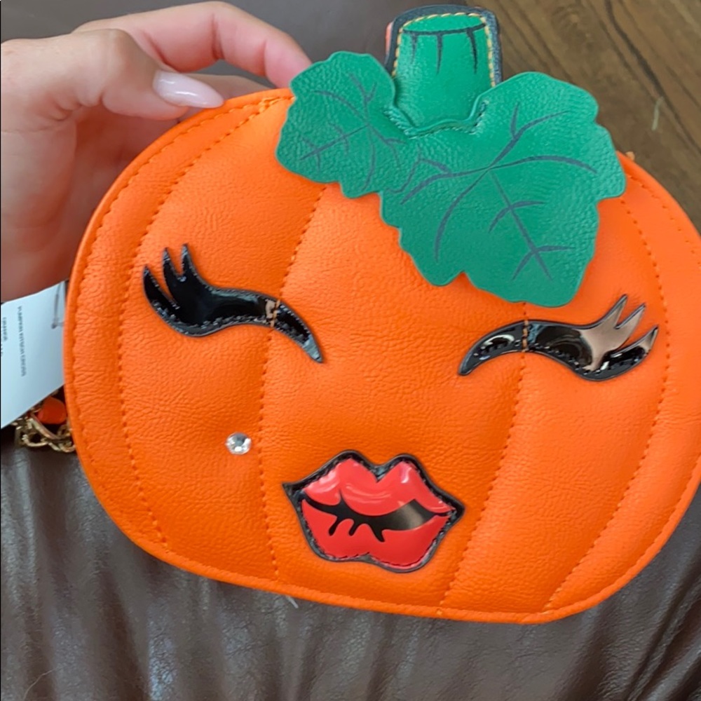 Brand new Betsy Johnson pumpkin bag